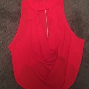 Sexy red blouse by Windsor